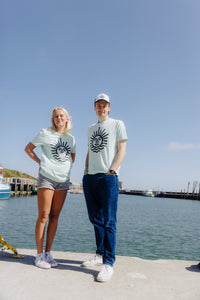 T-Shirt Unisex Sonne Steam Green