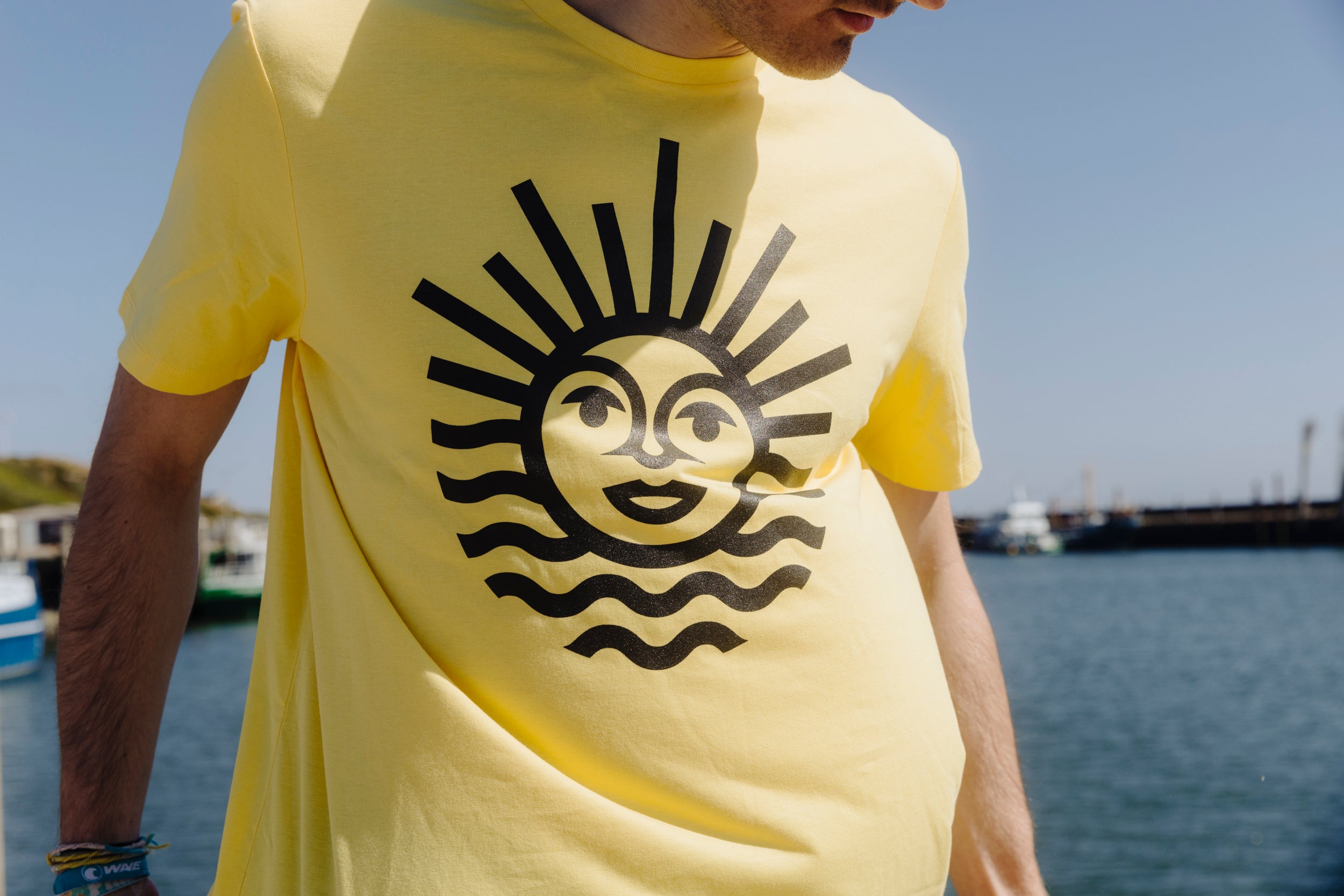 T-Shirt Unisex Sonne Gelb