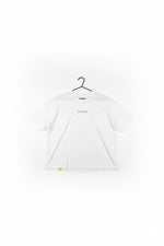 Lade dir das Bild in den Galerie-Viewer, Oversized Damen T-Shirt „SONNE“ - Weiß und Beere
