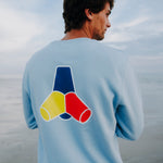 Lade dir das Bild in den Galerie-Viewer, Sweatshirt Tetrapode Unisex Sky Blue
