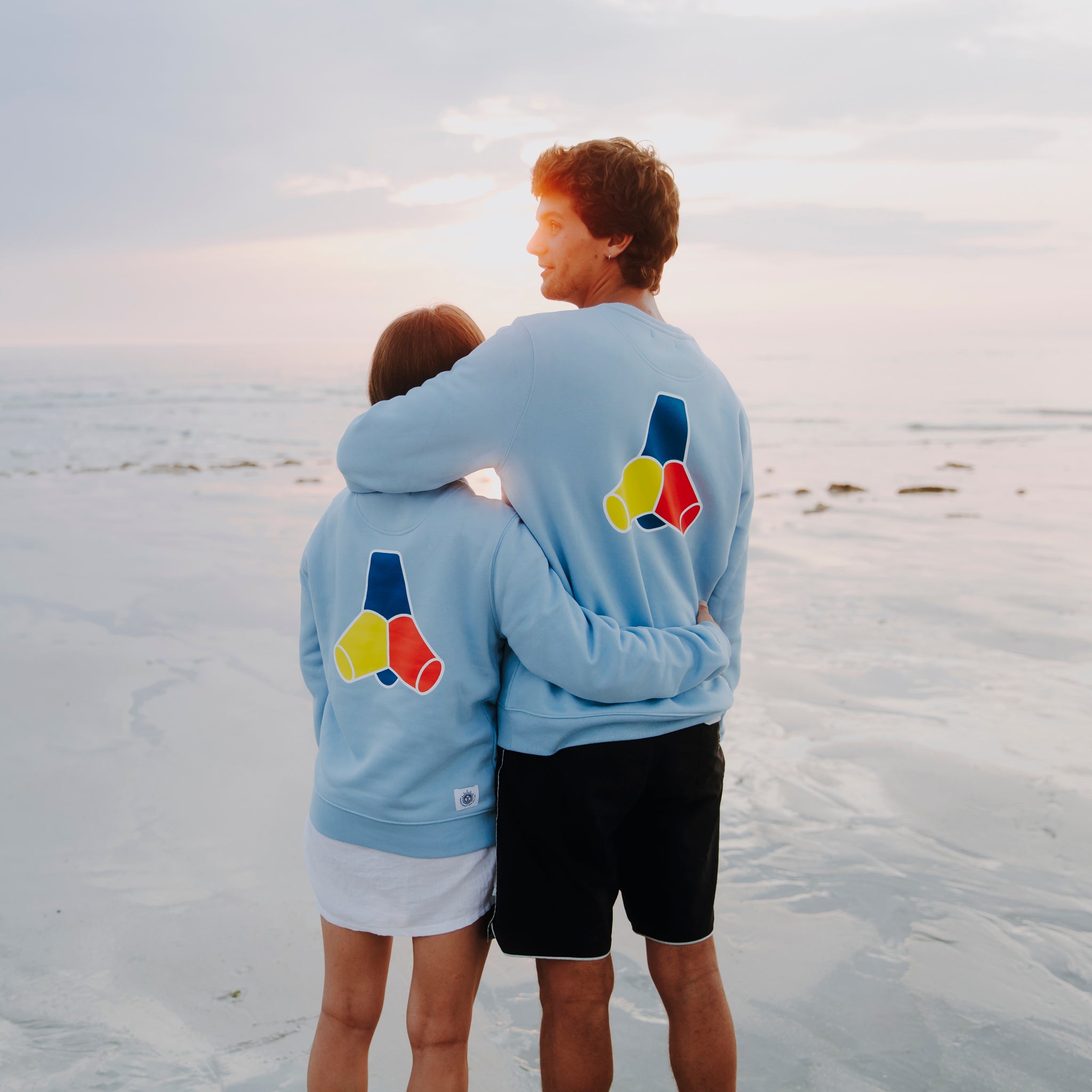 Sweatshirt Tetrapode Unisex Sky Blue