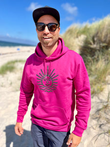 Hoodie Sonne Unisex pink